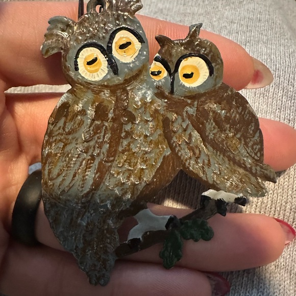 Vintage/Modern/Y2K Eras 8 Piece Mix of Adorable Assorted Owl Jewelry - Picture 6 of 11